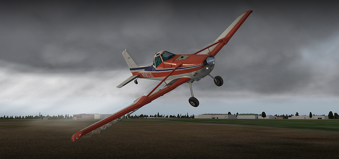 C188b Agtruck Xplane – Alabeo